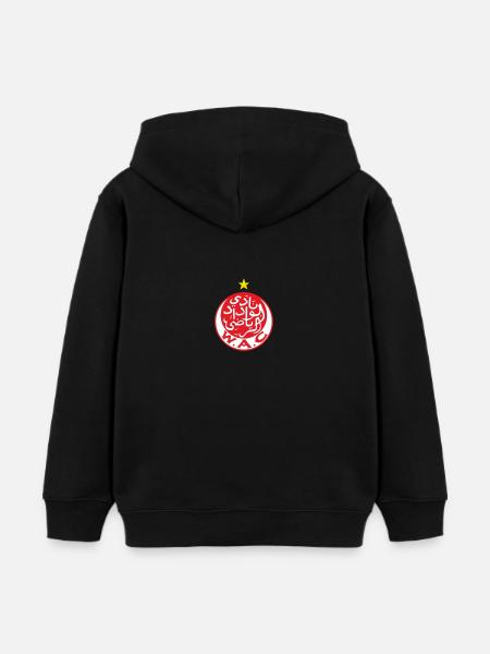 Wydad Athletic Club WAC - Kinder Organic Hoodie Mini Cruiser von Stanley/Stella - Schwarz