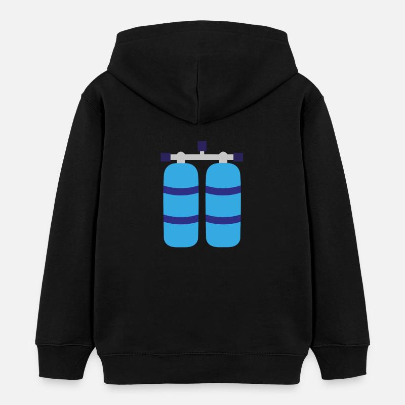 réservoirs - Sweat à capuche enfant bio Stanley/Stella - noir