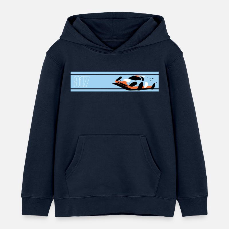 917 LM - Sweat à capuche enfant bio Stanley/Stella - bleu marine