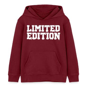 Limited Edition - Kids Organic Hoodie by Stanley/Stella - burgundy - Front - AI Model Kid Female (0cm)