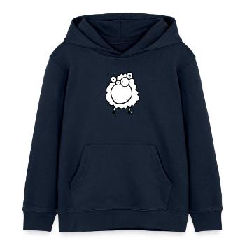 Doofes Schaf - Kinder Organic Hoodie Mini Cruiser von Stanley/Stella - Navy - Vorne - AI Model Kid Male (0cm)