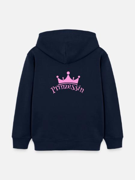 Prinzessin - Kinder Organic Hoodie Mini Cruiser von Stanley/Stella - Navy