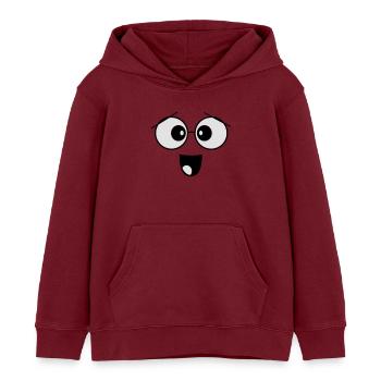 sänger - Kinder Organic Hoodie Mini Cruiser von Stanley/Stella - Burgunderrot - Vorne - AI Model Kid Female (0cm)