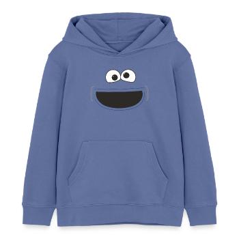 Mecha Builders Mecha Cookie Costume Design - Kids Organic Hoodie by Stanley/Stella - bright blue - Front - AI Model Kid Male (0cm)