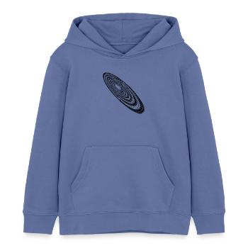 Orbites elliptiques Orbites Grunge - Sweat à capuche enfant bio Stanley/Stella - bleu - Devant - AI Model Kid Male (0cm)