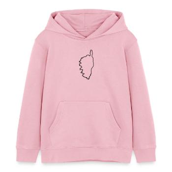 Corsica online - Kinder hoodie biologisch Stanley/Stella - lichtroze - Voor - AI Model Kid Female (0cm)