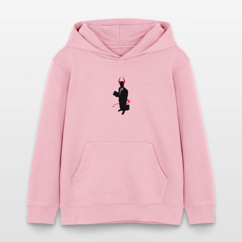 Business Devil Kids Organic Hoodie by Stanley/Stella