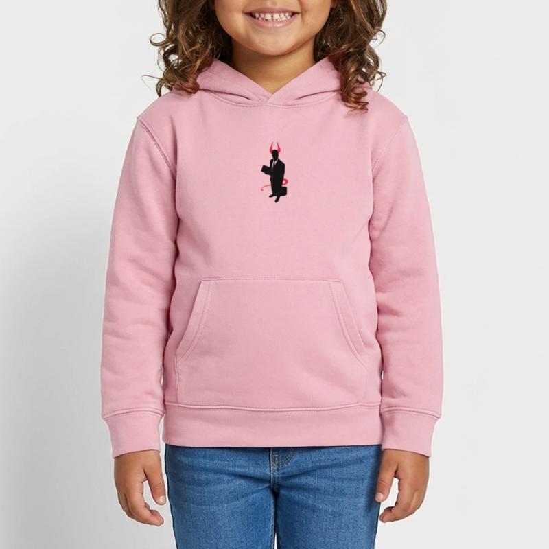 Business Devil Kids Organic Hoodie by Stanley/Stella