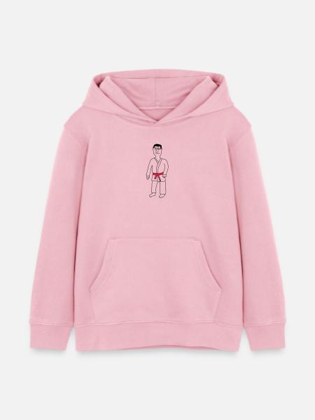 Judo - Kinder Organic Hoodie Mini Cruiser von Stanley/Stella - Hellrosa