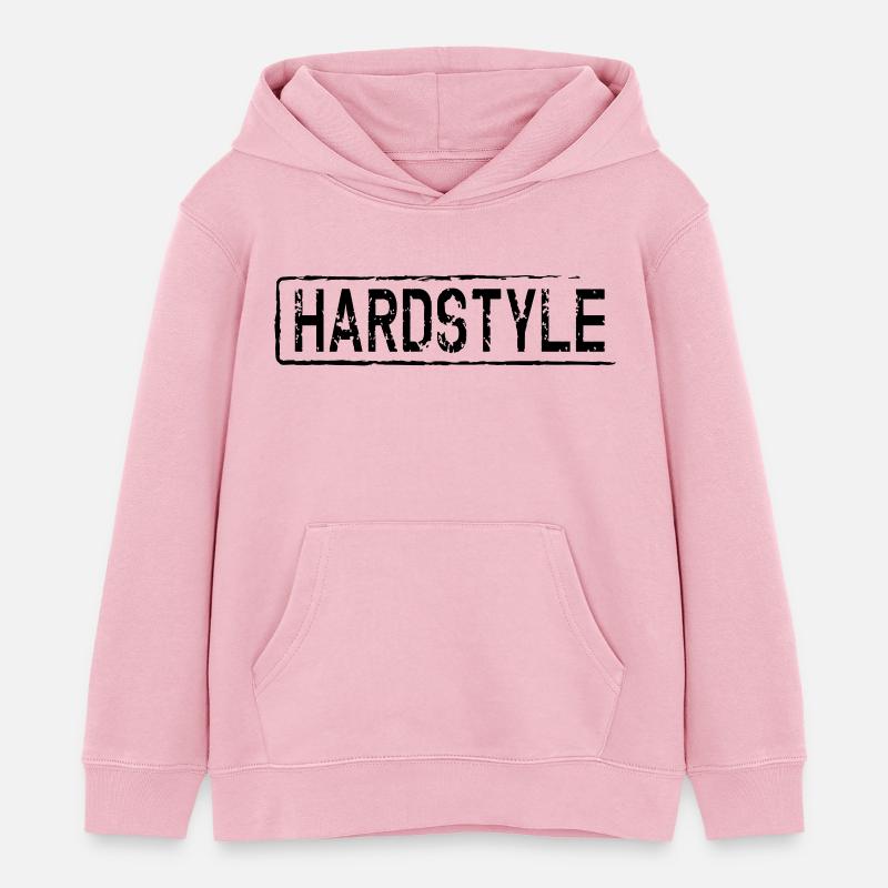 hardstyle - Sweat à capuche enfant bio Stanley/Stella - rose pâle
