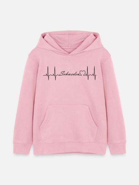 Schweden - Kinder Organic Hoodie Mini Cruiser von Stanley/Stella - Hellrosa
