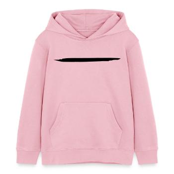 Ici s un néant non accorde´un un escrocs dents un - Sweat à capuche enfant bio Stanley/Stella - rose pâle - Devant - AI Model Kid Female (0cm)