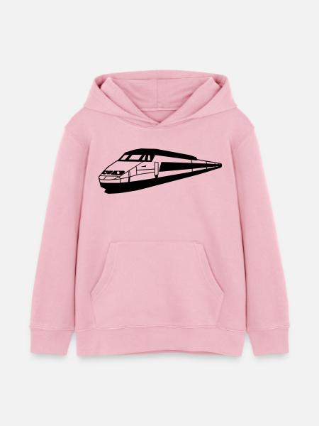 zug - Kinder Organic Hoodie Mini Cruiser von Stanley/Stella - Hellrosa