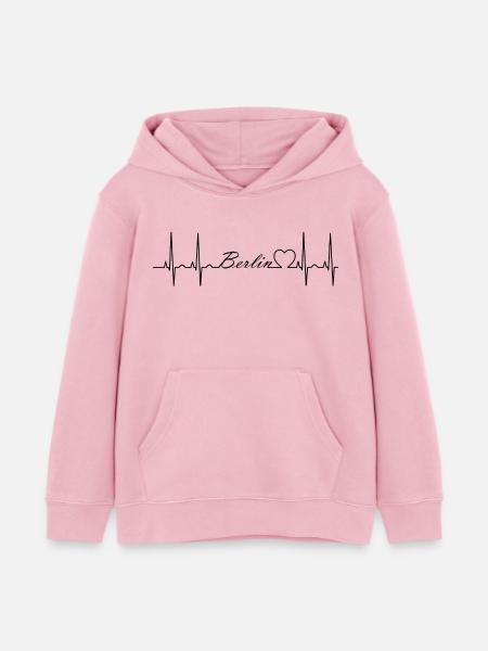 Berlin - Kinder Organic Hoodie Mini Cruiser von Stanley/Stella - Hellrosa