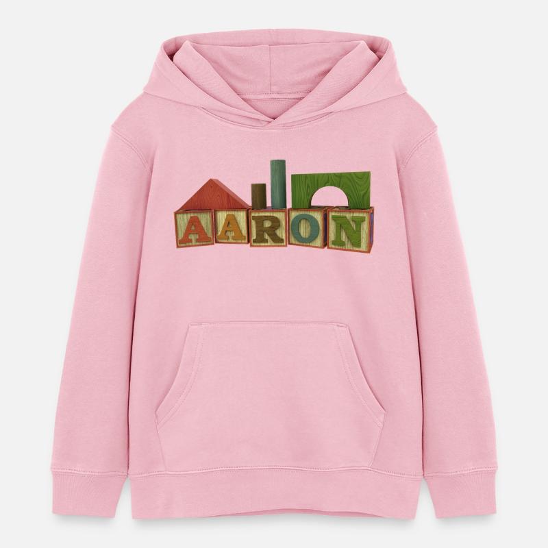 aaron - Sweat à capuche enfant bio Stanley/Stella - rose pâle