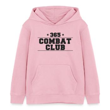 365 Combat Club - Kids Organic Hoodie by Stanley/Stella - cotton pink - Front - AI Model Kid Female (0cm)
