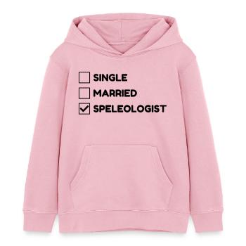 Speläologie / speläologe / Höhle / Hohlraum - Kinder Organic Hoodie Mini Cruiser von Stanley/Stella - Hellrosa - Vorne - AI Model Kid Female (0cm)