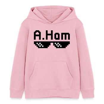 A. Ham - Kinder Organic Hoodie Mini Cruiser von Stanley/Stella - Hellrosa - Vorne - AI Model Kid Female (0cm)