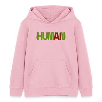 Mensch - Kinder Organic Hoodie Mini Cruiser von Stanley/Stella - Hellrosa - Vorne - AI Model Kid Female (0cm)
