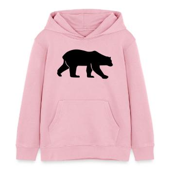 Eisbär - Kinder Organic Hoodie Mini Cruiser von Stanley/Stella - Hellrosa - Vorne - AI Model Kid Female (0cm)