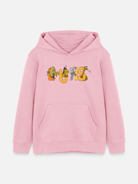 Luis - Kinder Organic Hoodie Mini Cruiser von Stanley/Stella - Hellrosa