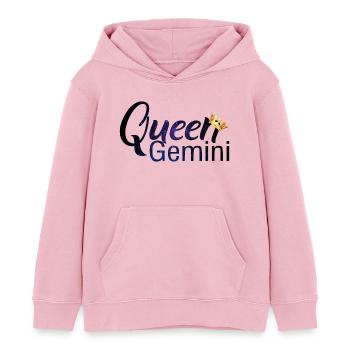 Signe astrologique Gémeaux / Zodiac Gémeaux - Sweat à capuche enfant bio Stanley/Stella - rose pâle - Devant - AI Model Kid Female (0cm)