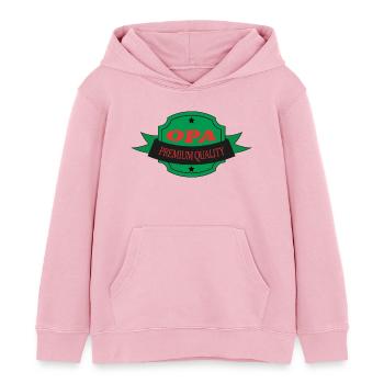 OPA PREMIUM QUALITY - Sweat à capuche enfant bio Stanley/Stella - rose pâle - Devant - AI Model Kid Female (0cm)