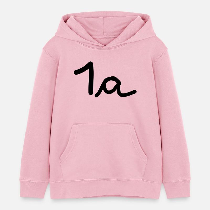 One A - Sweat à capuche enfant bio Stanley/Stella - rose pâle