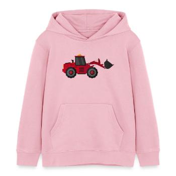 Bagger - Kinder Organic Hoodie Mini Cruiser von Stanley/Stella - Hellrosa - Vorne - AI Model Kid Female (0cm)