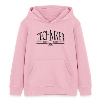 Techniker - Kinder Organic Hoodie Mini Cruiser von Stanley/Stella - Hellrosa - Vorne - AI Model Kid Female (0cm)