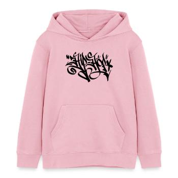 hip hop - Sweat à capuche enfant bio Stanley/Stella - rose pâle - Devant - AI Model Kid Female (0cm)