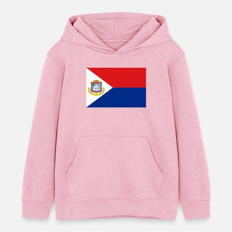 Sint Maarten - Kinder Organic Hoodie Mini Cruiser von Stanley/Stella - Hellrosa