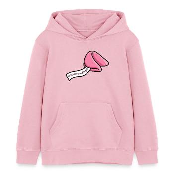 Glückskeks - Kinder Organic Hoodie Mini Cruiser von Stanley/Stella - Hellrosa - Vorne - AI Model Kid Female (0cm)