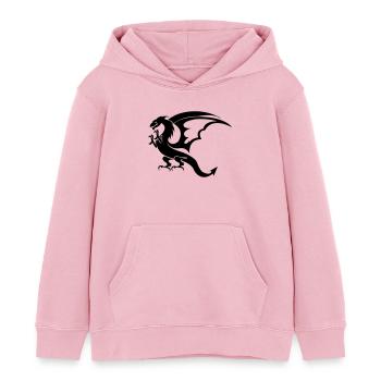 dragon - Kinder Organic Hoodie Mini Cruiser von Stanley/Stella - Hellrosa - Vorne - AI Model Kid Female (0cm)