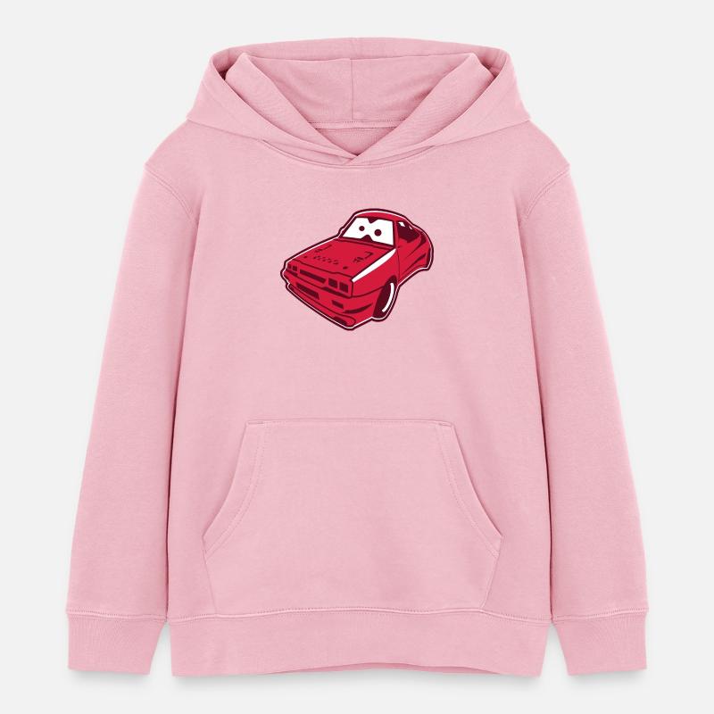 fetziges Coupe für Kids - Sweat à capuche enfant bio Stanley/Stella - rose pâle