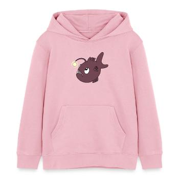 Frogfish - Kids Organic Hoodie by Stanley/Stella - cotton pink - Front - AI Model Kid Female (0cm)