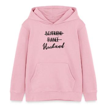mari - Sweat à capuche enfant bio Stanley/Stella - rose pâle - Devant - AI Model Kid Female (0cm)