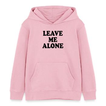 Leave me alone - Kinder Organic Hoodie Mini Cruiser von Stanley/Stella - Hellrosa - Vorne - AI Model Kid Female (0cm)