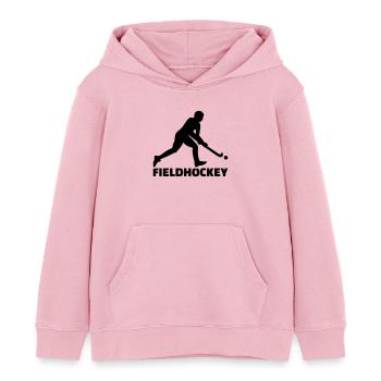 Hockey - Kinder Organic Hoodie Mini Cruiser von Stanley/Stella - Hellrosa - Vorne - AI Model Kid Female (0cm)