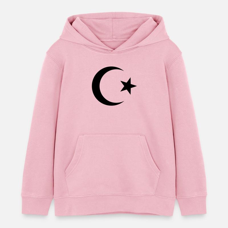 Islam - Sweat à capuche enfant bio Stanley/Stella - rose pâle