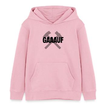 Gruss Erzgebirge - Kinder Organic Hoodie Mini Cruiser von Stanley/Stella - Hellrosa - Vorne - AI Model Kid Female (0cm)