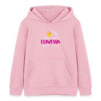 Papa s Prinzessin goldene Krone - Kinder Organic Hoodie Mini Cruiser von Stanley/Stella - Hellrosa - Vorne - AI Model Kid Female (0cm)