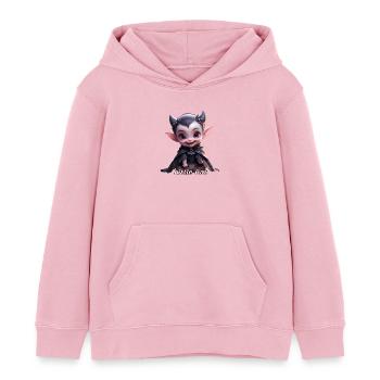 Fledermaus - Kinder Organic Hoodie Mini Cruiser von Stanley/Stella - Hellrosa - Vorne - AI Model Kid Female (0cm)