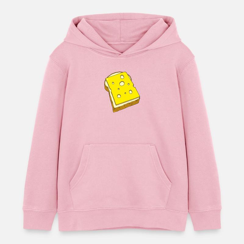 Käsebrot - Kinder Organic Hoodie Mini Cruiser von Stanley/Stella - Hellrosa