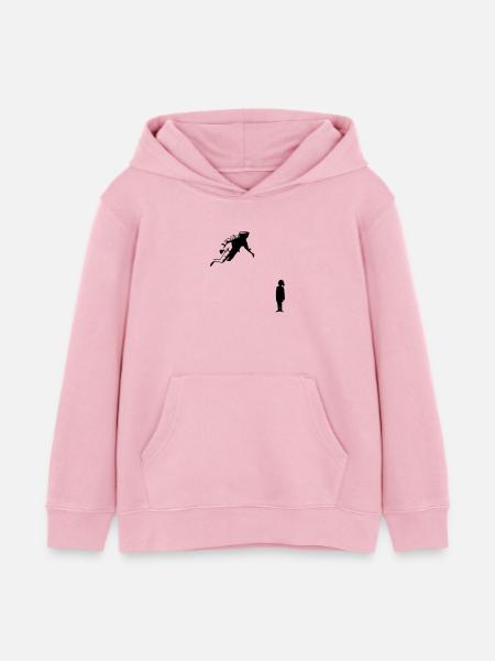 Interstellar_Murph_ - Kinder Organic Hoodie Mini Cruiser von Stanley/Stella - Hellrosa