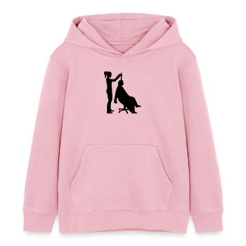 Friseur - Kinder Organic Hoodie Mini Cruiser von Stanley/Stella - Hellrosa - Vorne - AI Model Kid Female (0cm)