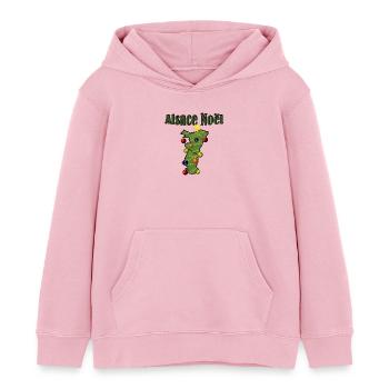 Elsass Weihnachten Weihnachten - Kinder Organic Hoodie Mini Cruiser von Stanley/Stella - Hellrosa - Vorne - AI Model Kid Female (0cm)