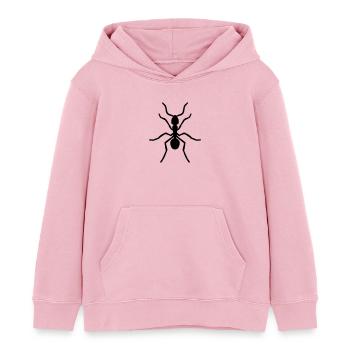 Ameise - Kinder Organic Hoodie Mini Cruiser von Stanley/Stella - Hellrosa - Vorne - AI Model Kid Female (0cm)
