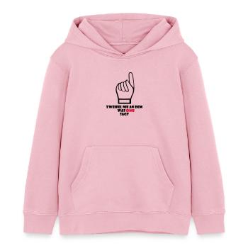 Zweifel nie an dem was Omi sagt - Kinder Organic Hoodie Mini Cruiser von Stanley/Stella - Hellrosa - Vorne - AI Model Kid Female (0cm)