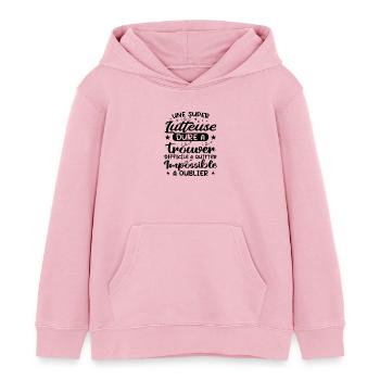 Ein Super Wrestler - Wrestler Geschenk - Kinder Organic Hoodie Mini Cruiser von Stanley/Stella - Hellrosa - Vorne - AI Model Kid Female (0cm)